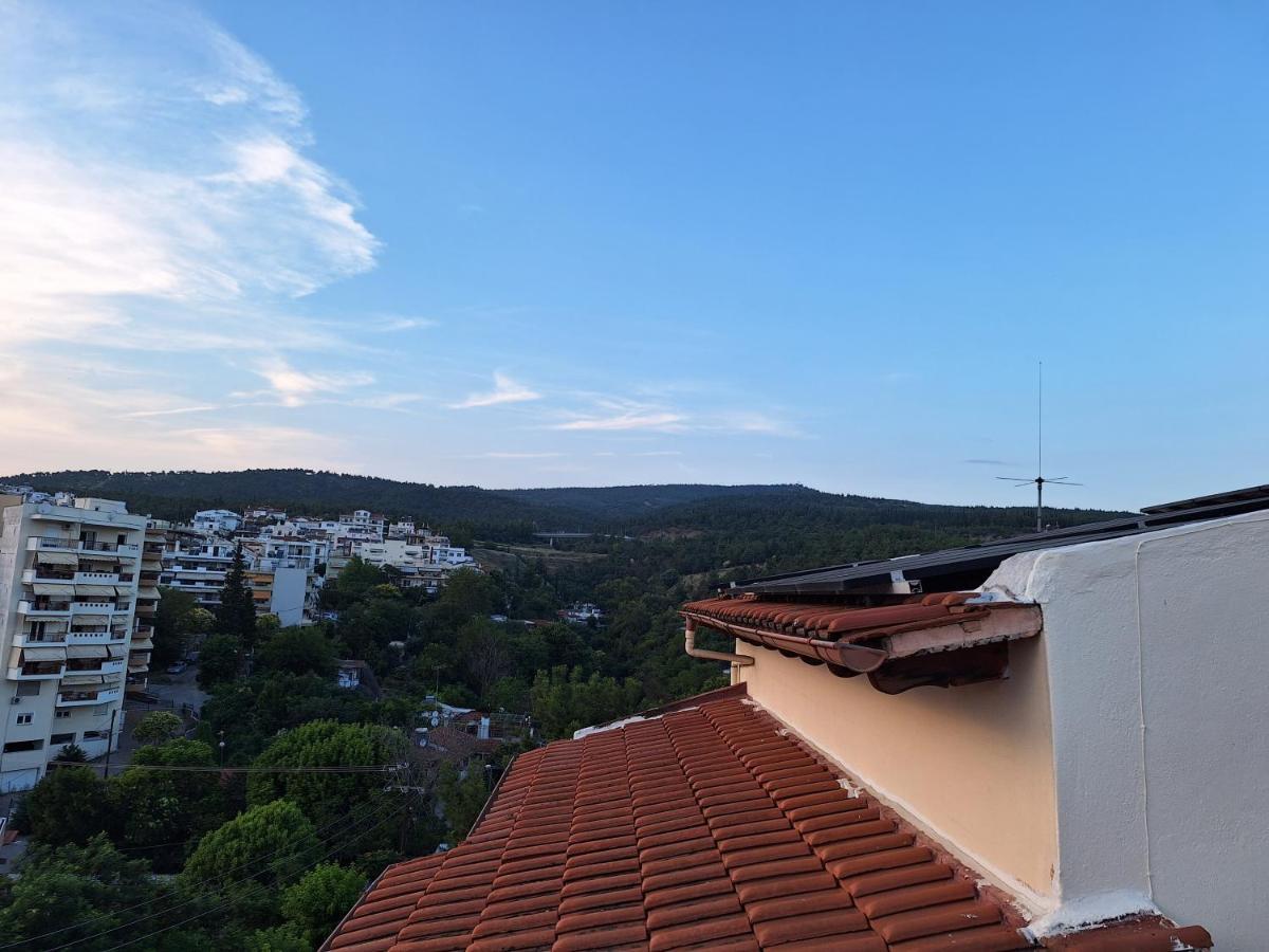 Sunset Rooftop Apartment Szaloniki Kültér fotó