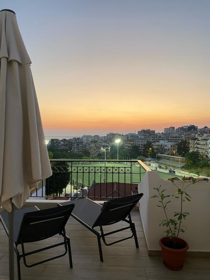 Sunset Rooftop Apartment Szaloniki Kültér fotó