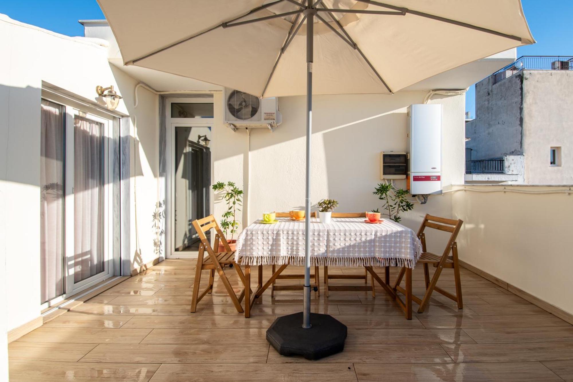 Sunset Rooftop Apartment Szaloniki Kültér fotó